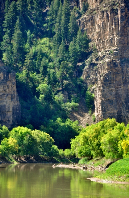 the Glenwood Canyon bike path